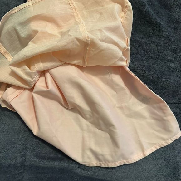 Carter's Girls Pink Eyelet Ruffle Top, Fully Lined, Size 6, Casual Blouse - Picture 4 of 8